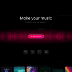 Udio as an AI Music Generation tool screenshot