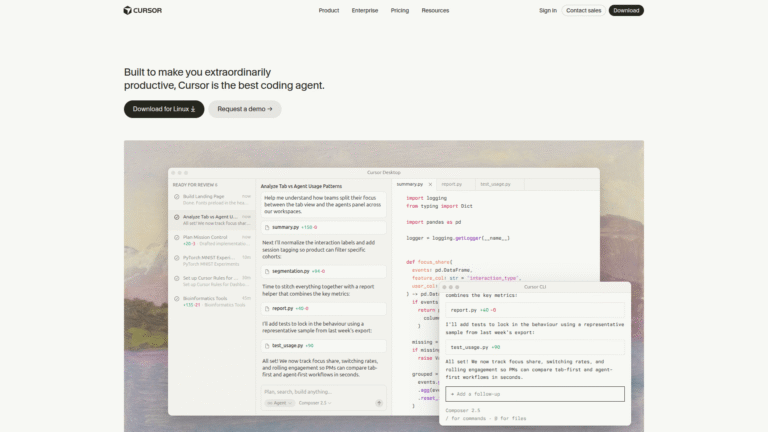Cursor as a Bug Fixing and Refactoring tool screenshot