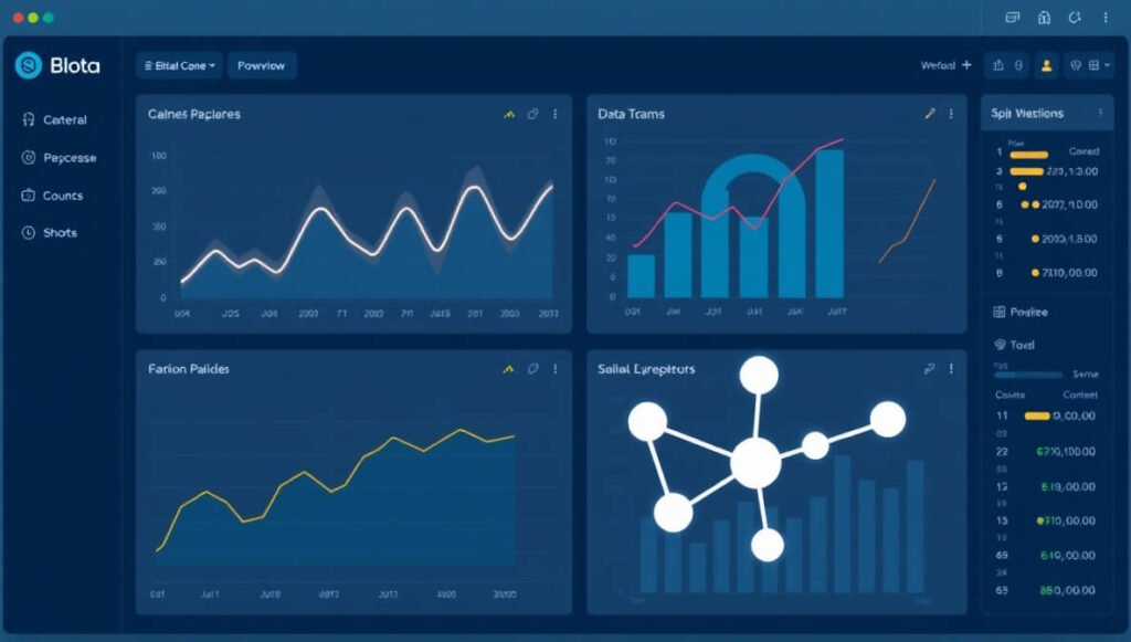 Julius AI automates data analysis by interpreting complex datasets and presenting them as clear, actionable insights through intuitive workflow components.
