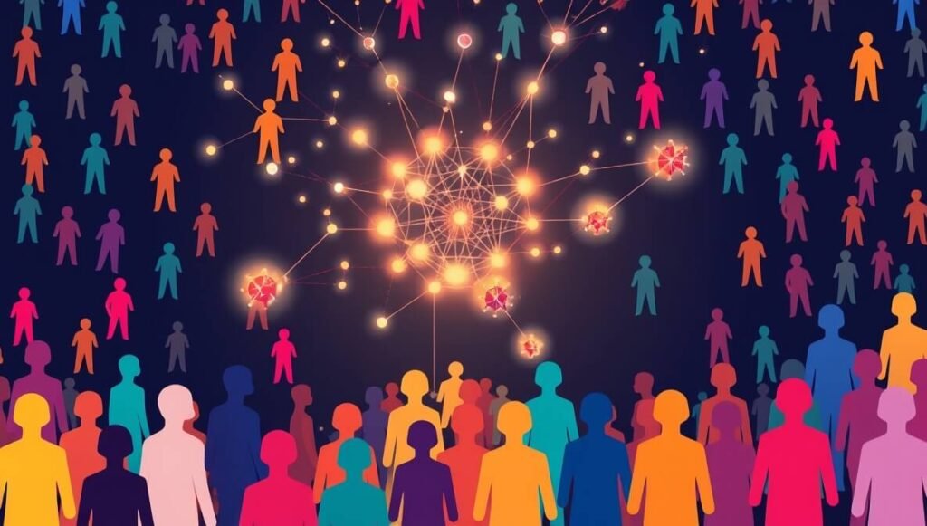 Salesforce Einstein AI intelligently analyzes customer data to dynamically segment diverse customer groups and predict their future behaviors for targeted marketing and sales initiatives.