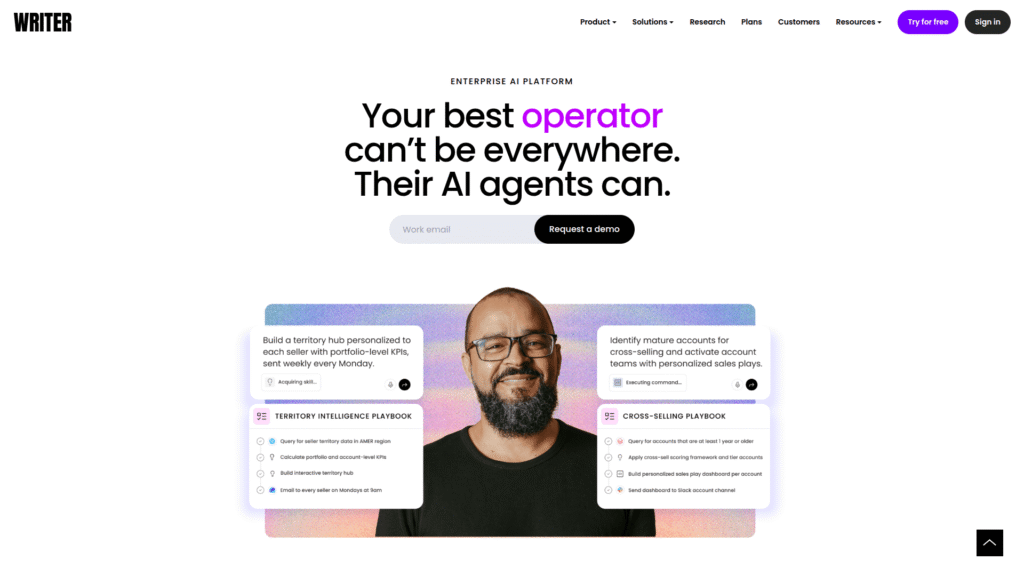 Writer among AI grammar checker