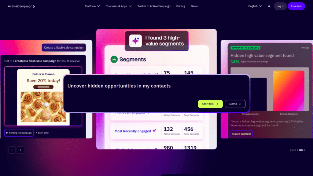 ActiveCampaign among AI email marketing tools