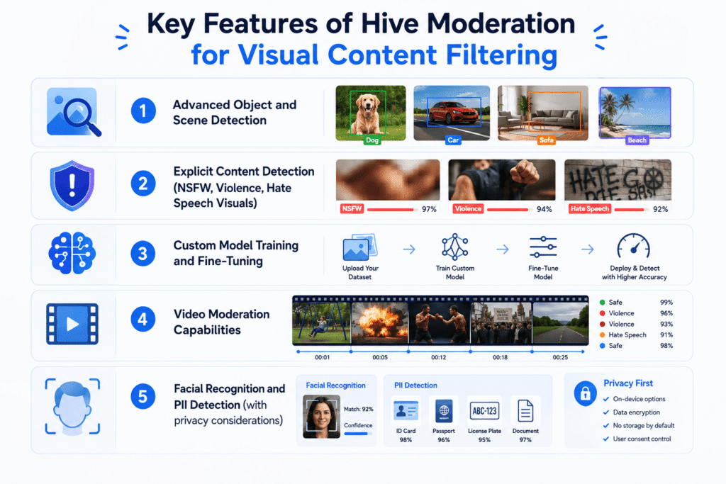 Key Features of Hive Moderation for Visual Content Filtering