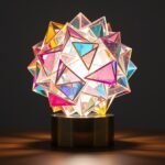 Abstract crystal structure representing powerful customer segmentation tools.