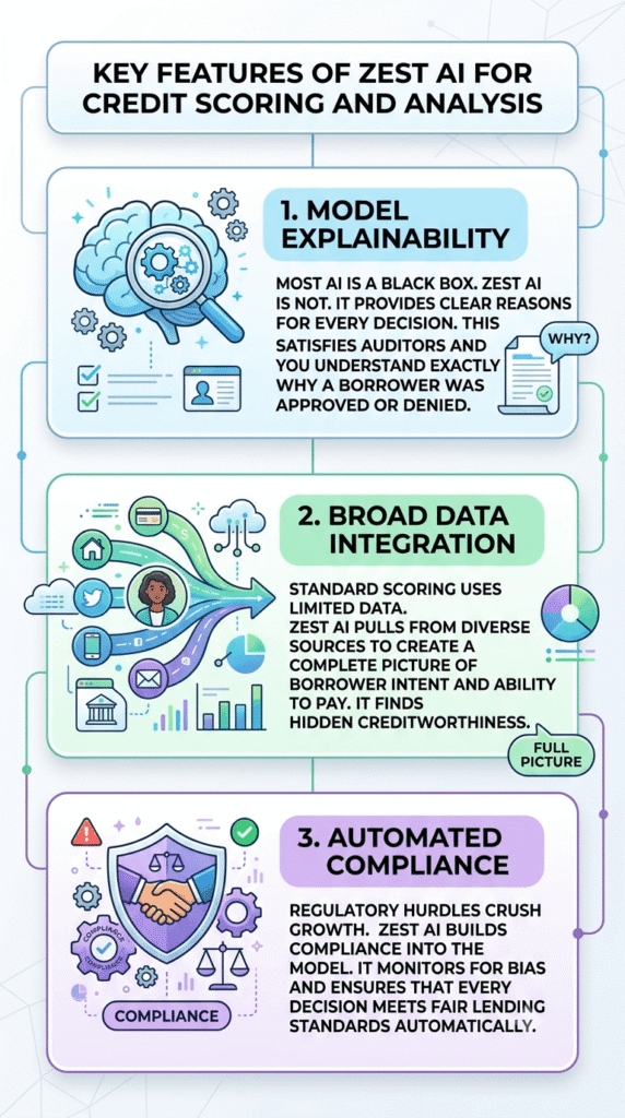 Key Features of Zest AI for Credit Scoring and Analysis