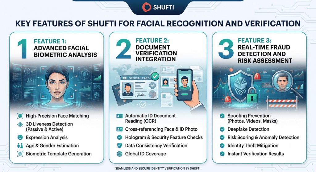 Key Features of Shufti for Facial Recognition and Verification