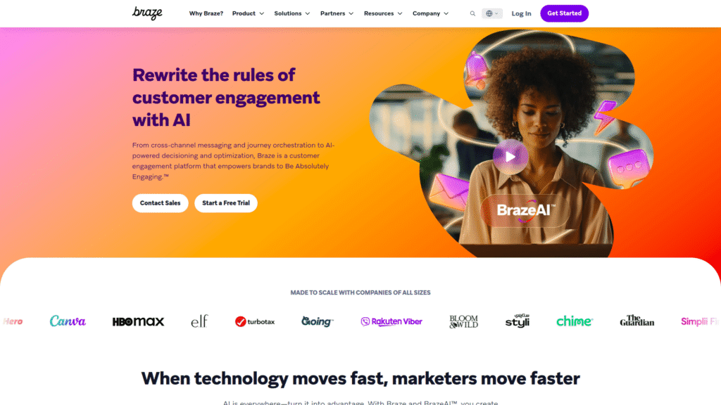 Braze among customer segmentation tools