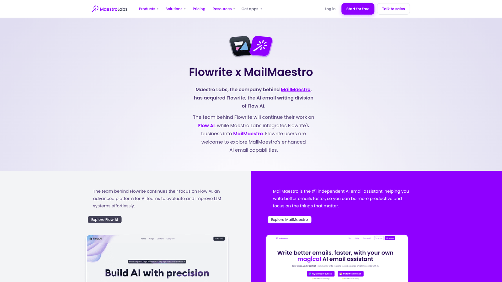 Flowrite as an Auto Reply Generation tool screenshot