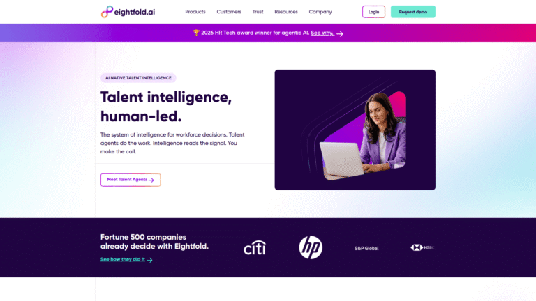 Eightfold AI as a Resume Screening and CV Analysis tool screenshot