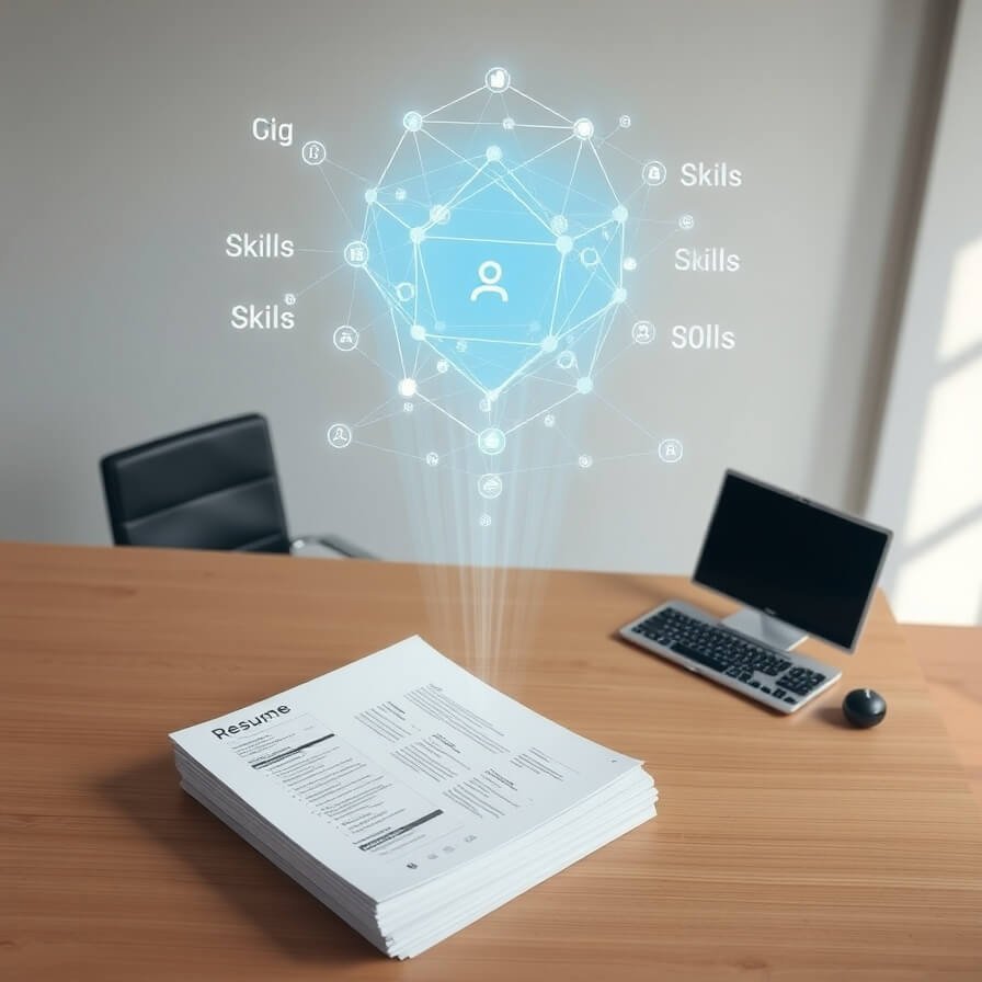 Eightfold AI uses deep learning to automatically scan, analyze, and match candidate skills and potential from resumes to specific job requirements, replacing manual screening.