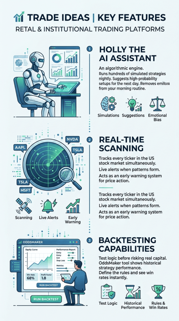 Key Features of Trade Ideas for Retail and Institutional Trading Platforms