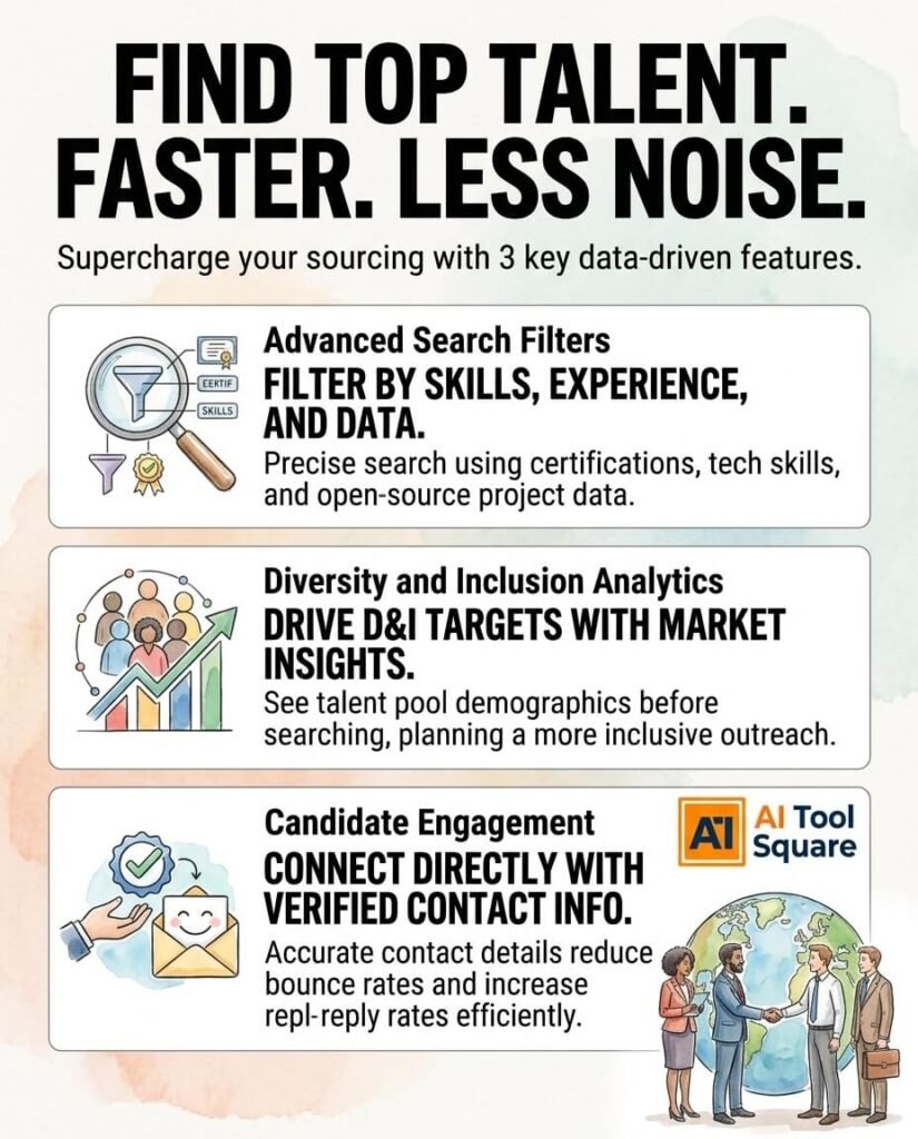 Key Features of SeekOut for Talent Sourcing and Candidate Discovery