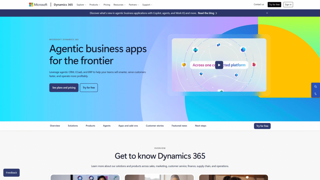 Microsoft Dynamics 365 Virtual Agent for Customer Service among CRM AI Tools