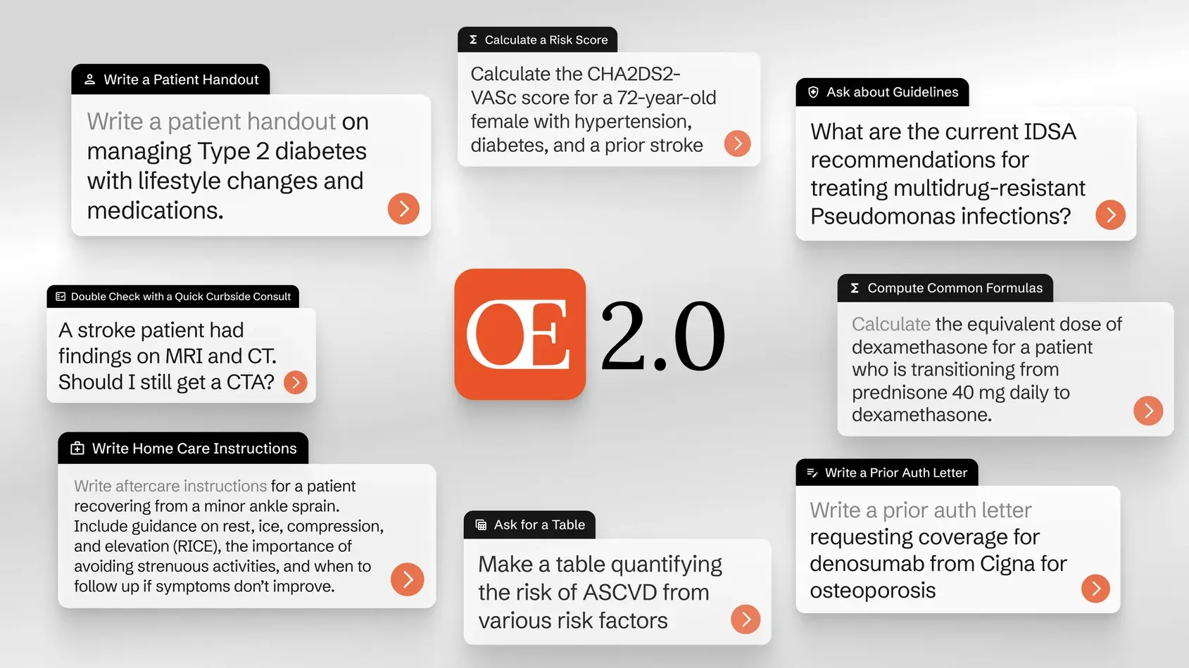 OpenEvidence as a Clinical Decision Support tool screenshot