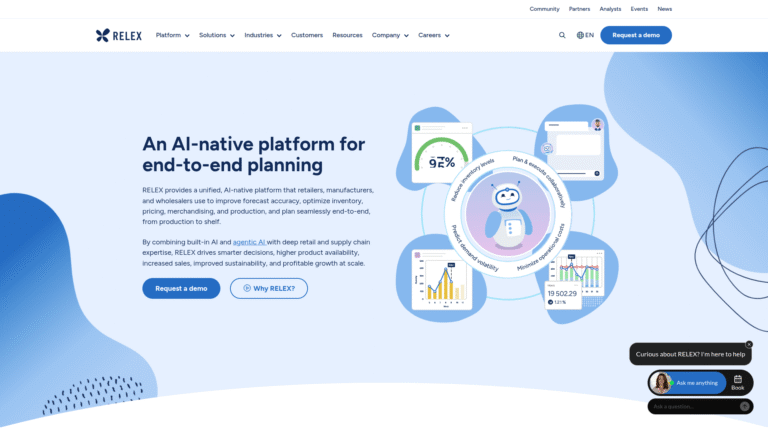 RELEX Solutions as a Inventory Management and Demand Forecasting tool screenshot