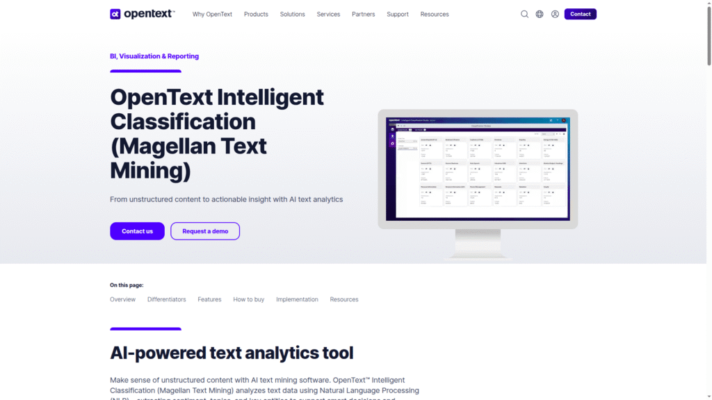 OpenText among AI sentiment analysis tools