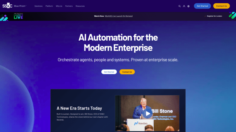 Blue Prism as a Business Process Automation tool screenshot