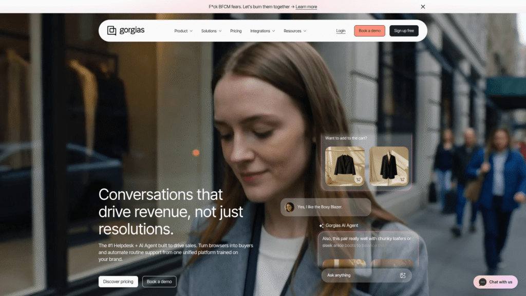 Gorgias among AI Auto Reply Tools
