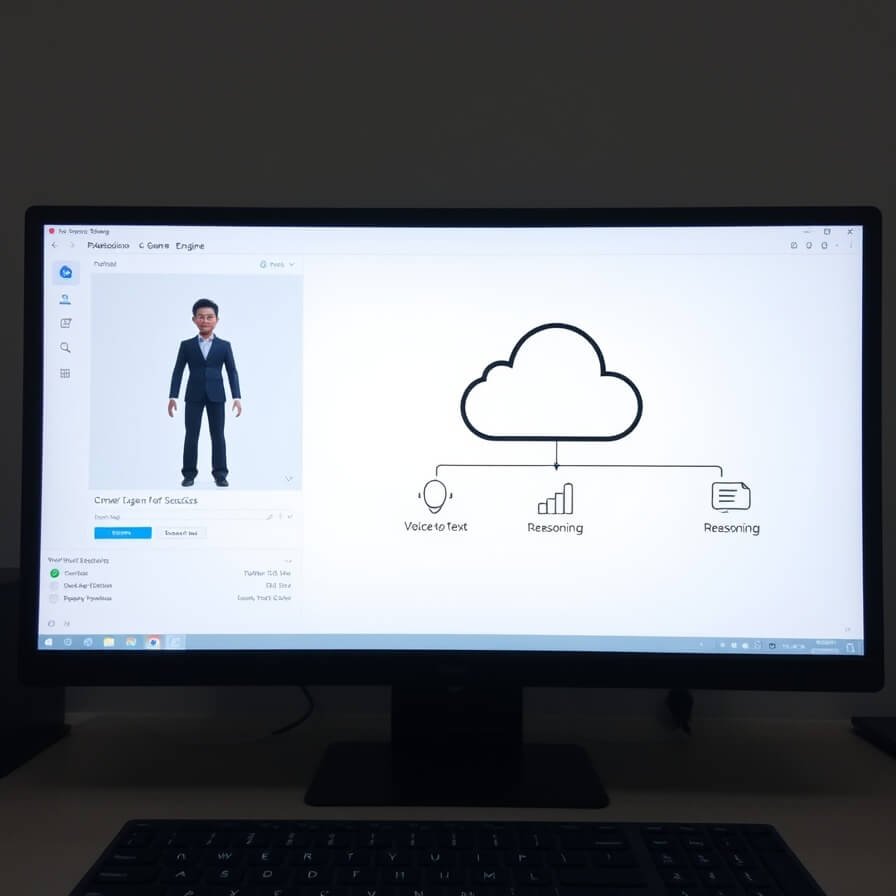 Convai provides the technical infrastructure and middleware that enables non-player characters to process natural language, maintain context, and respond with human-like speech in real-time.