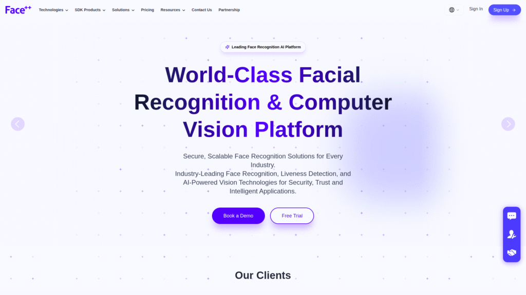 Face++ as a facial recognition software