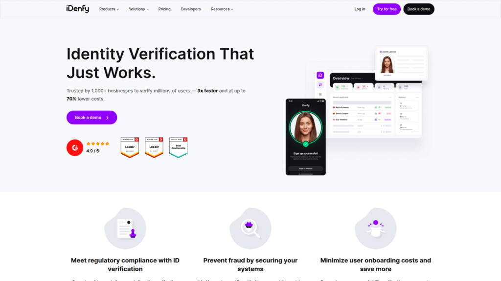 Idenfy as a facial recognition software