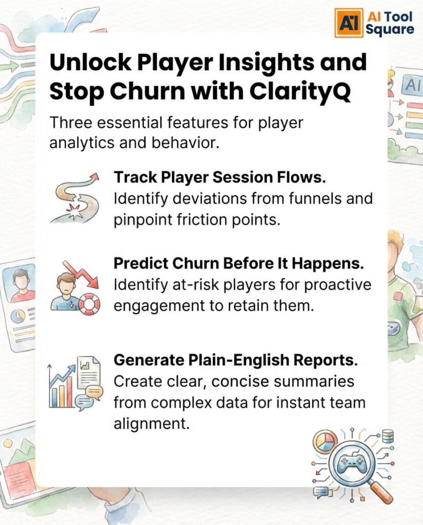 Key Features of ClarityQ for Player Analytics and Behavior