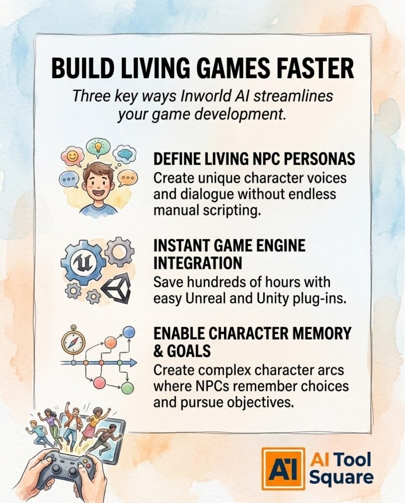 Key Features of Inworld AI for Game Development and Design