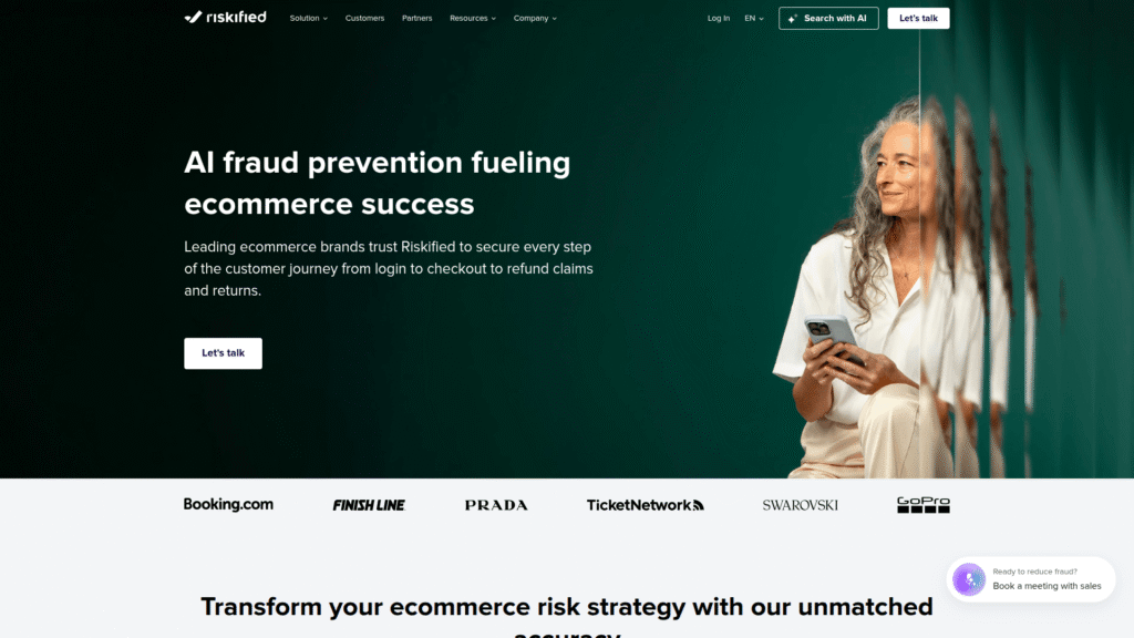 Riskified among AI Fraud Detection Tools