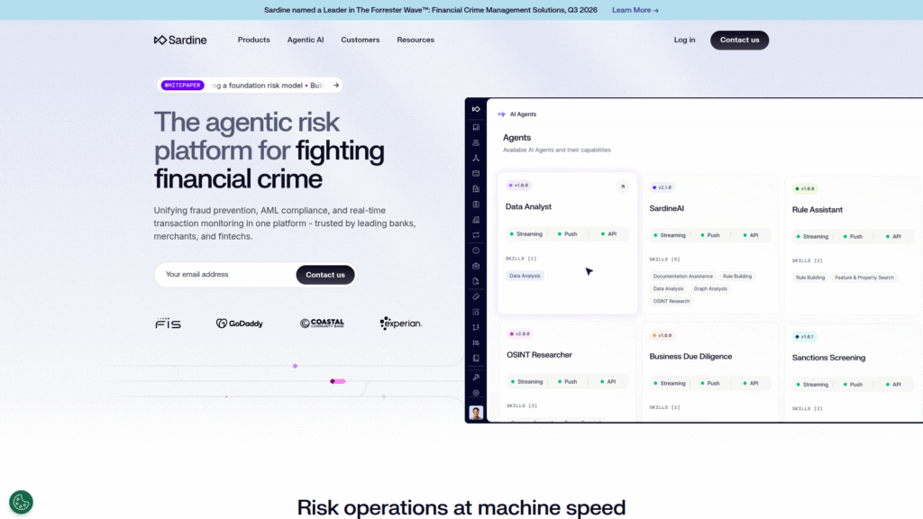 Sardine AI among AI Fraud Detection Tools