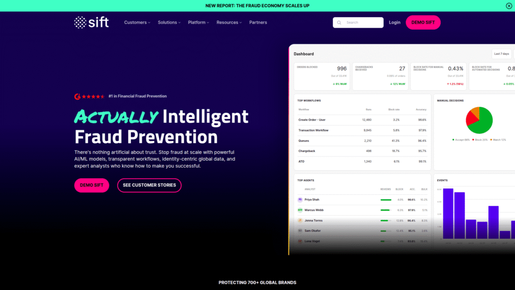 Sift among AI Fraud Detection Tools