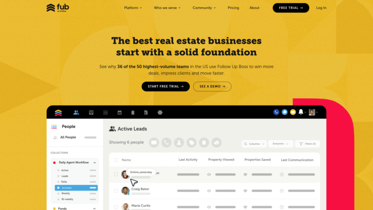Follow Up Boss as a Lead Generation and CRM tool screenshot