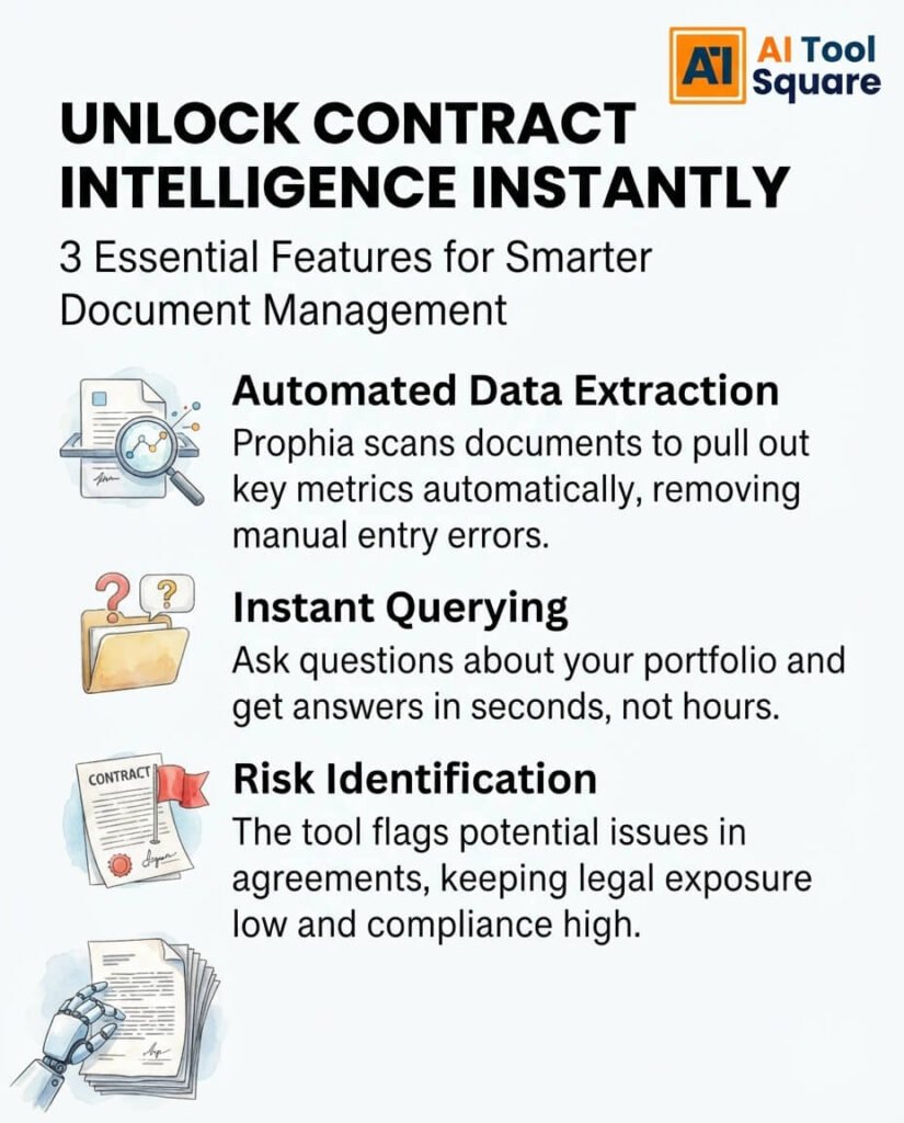 Key Features of Prophia for Document and Contract Management