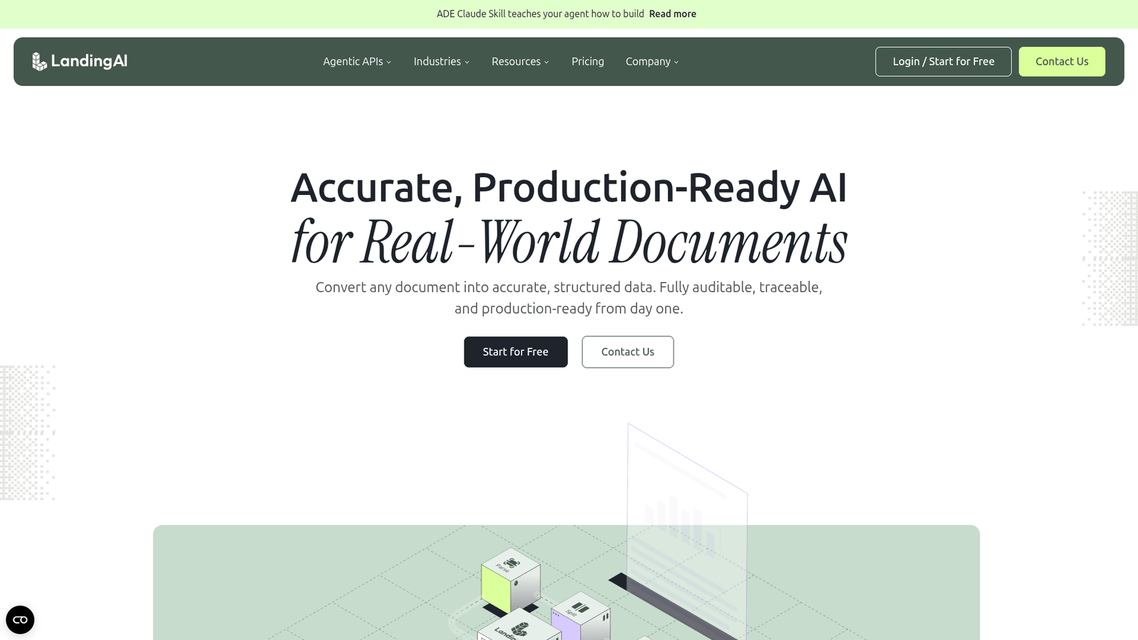 Landing AI as a Quality Control and Inspection tool screenshot