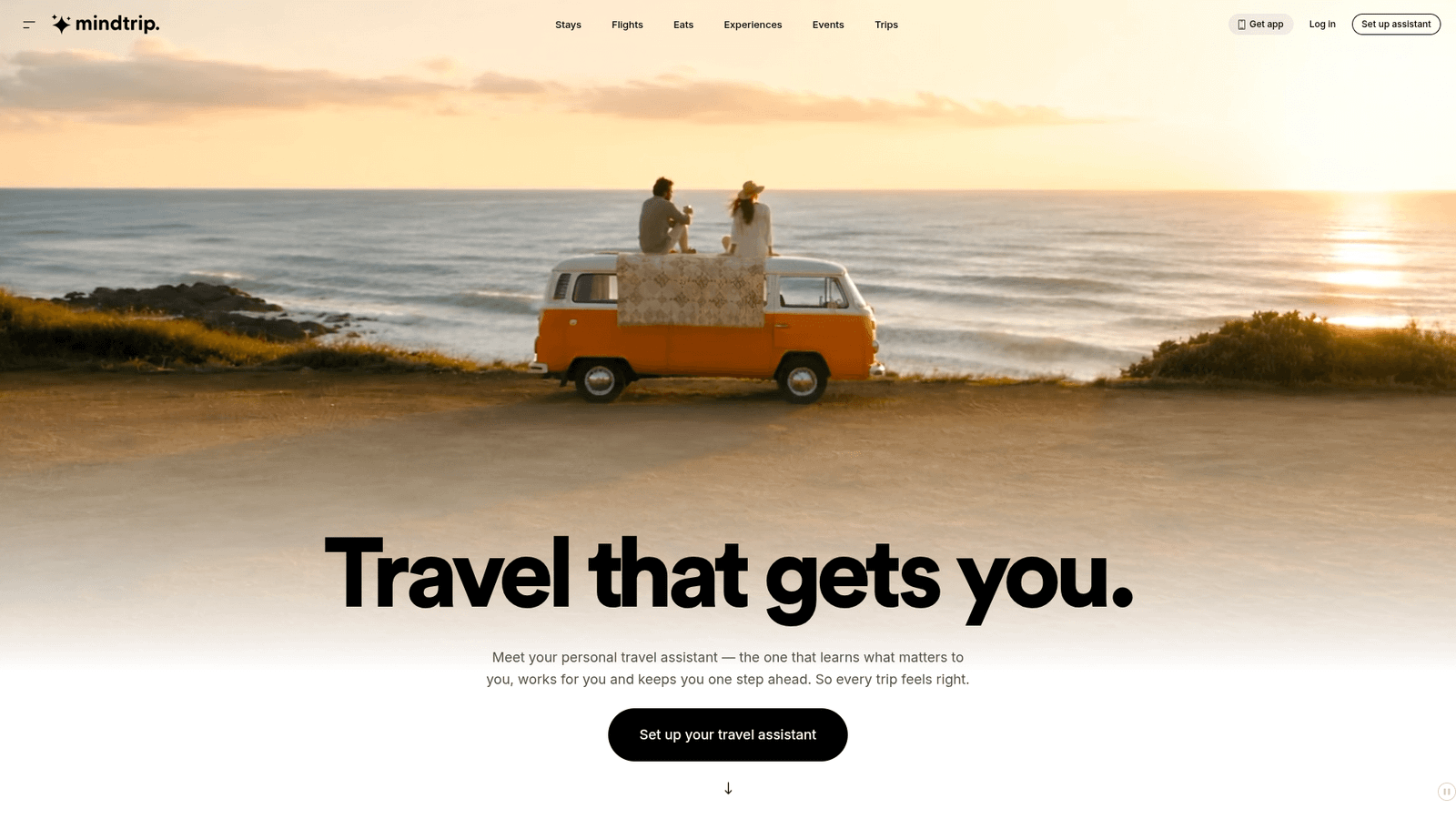 Mindtrip as a Trip Planning and Booking tool screenshot